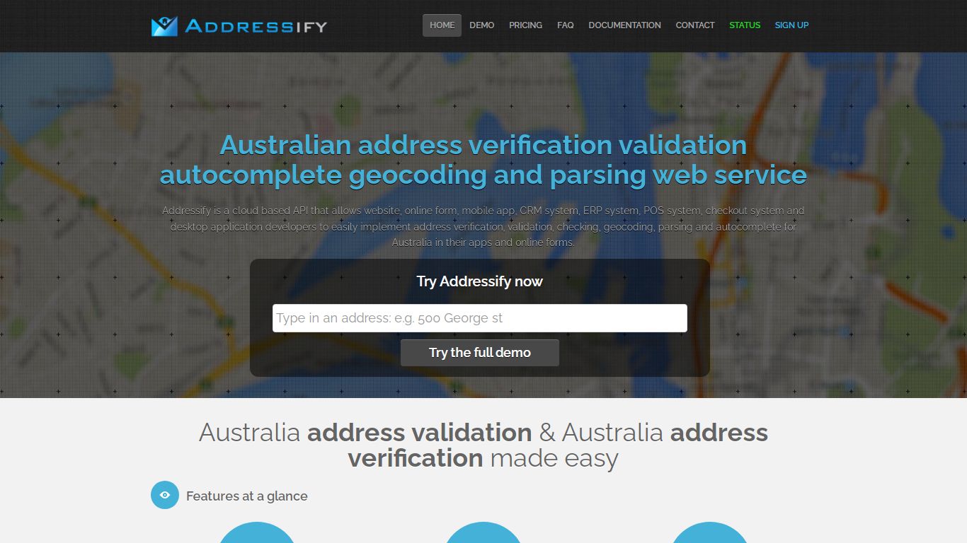 Address verification Australia. Address validation | Addressify